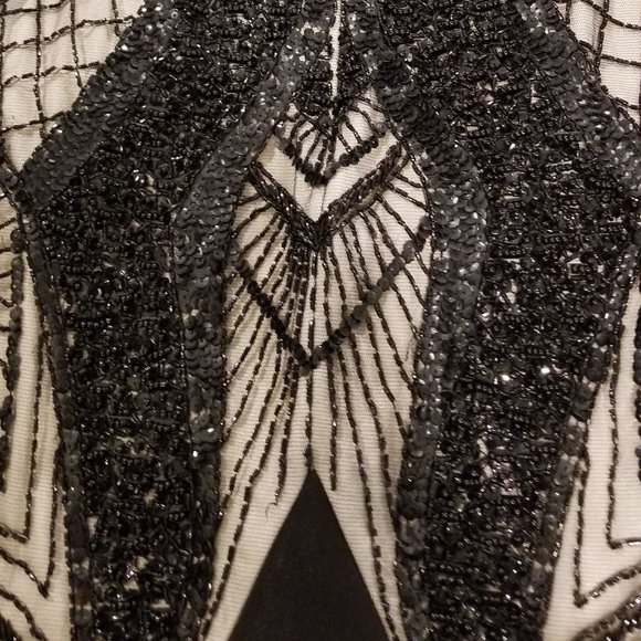 Jasz Couture Black Beaded Gown - Picture 9 of 13